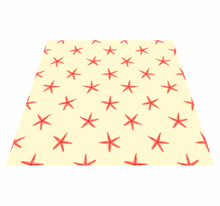 Animal mat starfish on fine sand - TenStickers