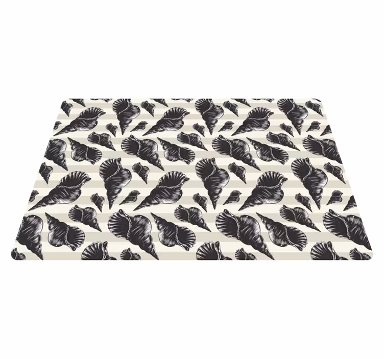 Animal mat hand-drawn vintage seashell design - TenStickers