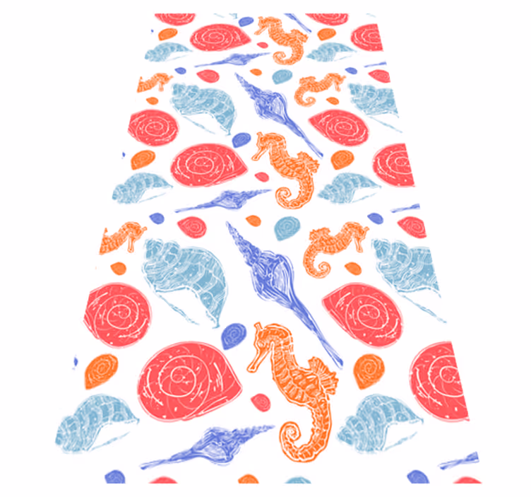 Animal mat underwater tiles - TenStickers