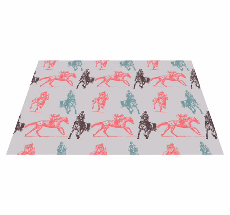 Animal mat with western house design - TenStickers