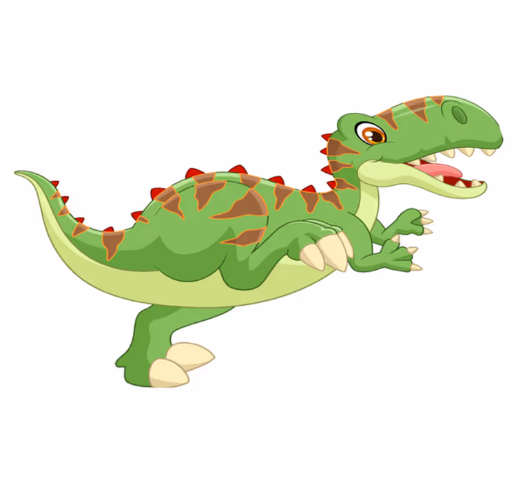 Animal mat friendly dinosaur design - TenStickers