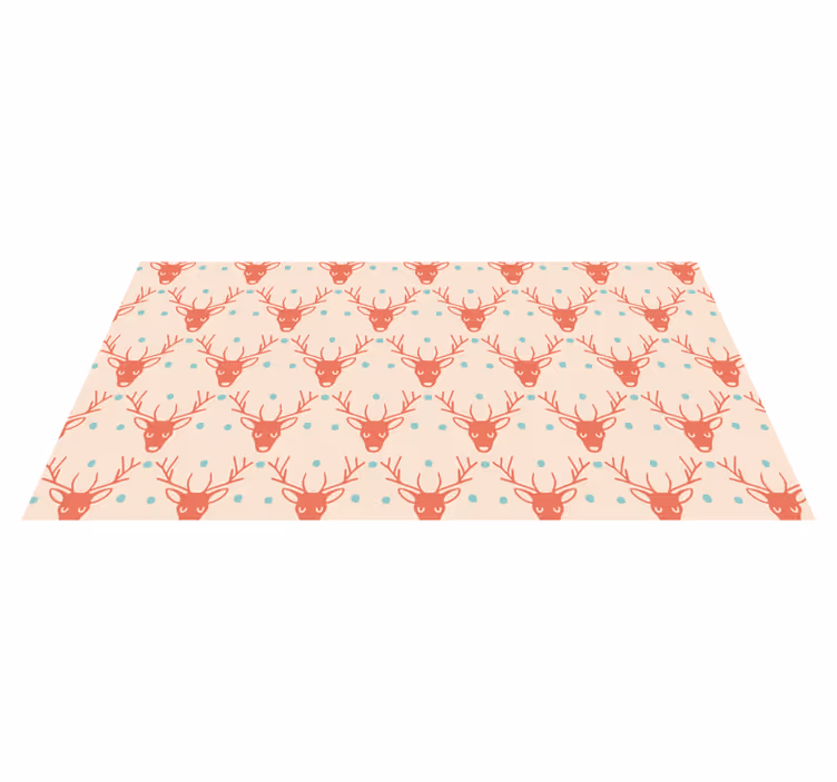 Animal mat for red antlered creatures - TenStickers
