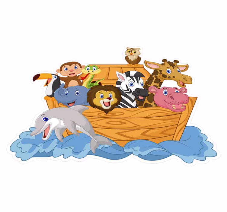 Animal mat noah's ark children's play mat - TenStickers