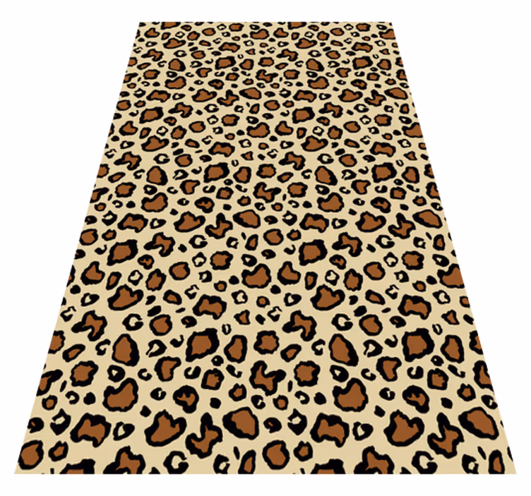 Animal mat classic leopard print design - TenStickers