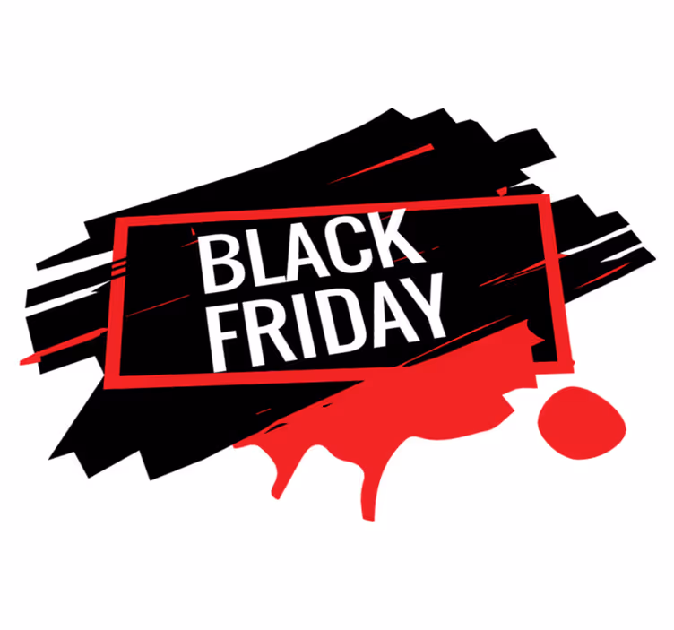 Black friday rug modern sticker - TenStickers