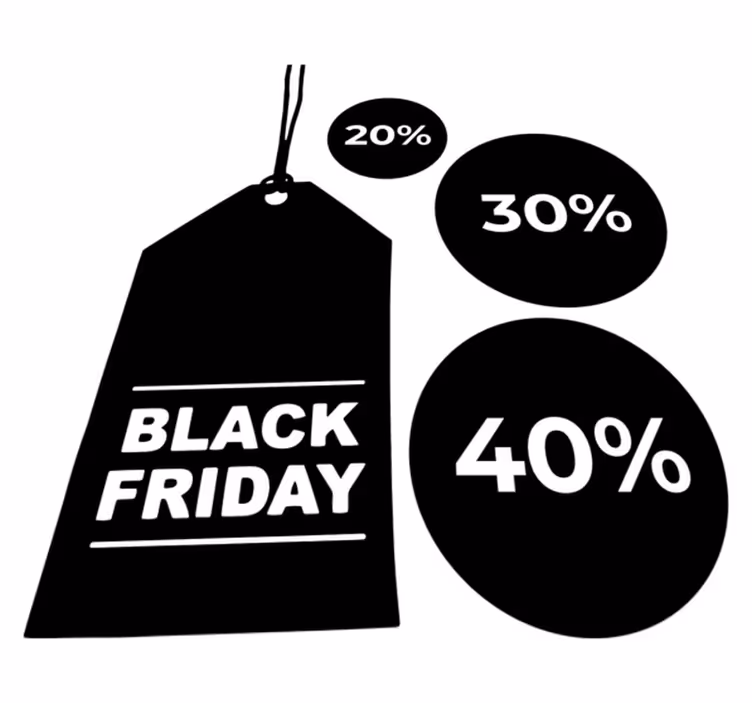 Black friday rug customizable set of 3 - TenStickers