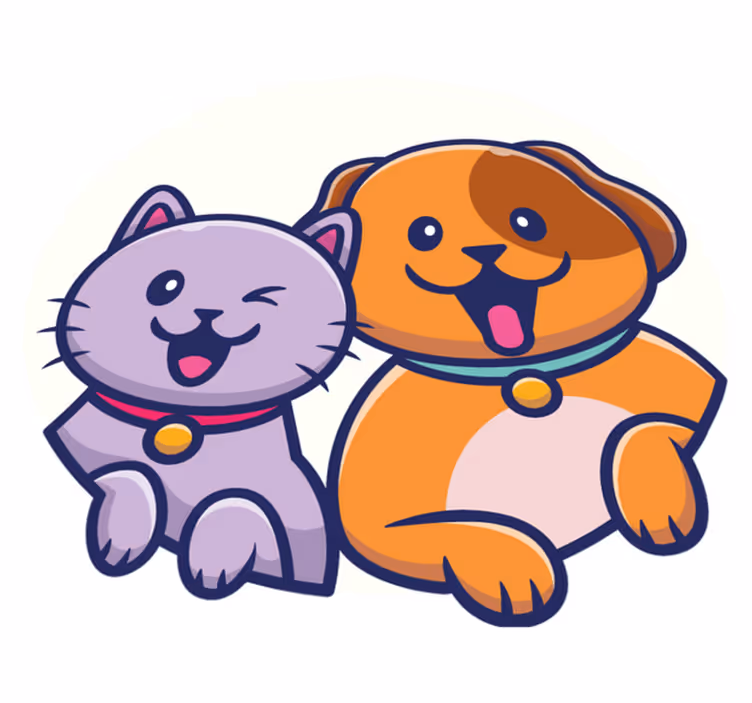 Animal mat for playful cats and dogs - TenStickers