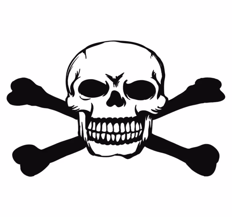 Halloween rugs skull for car - TenStickers