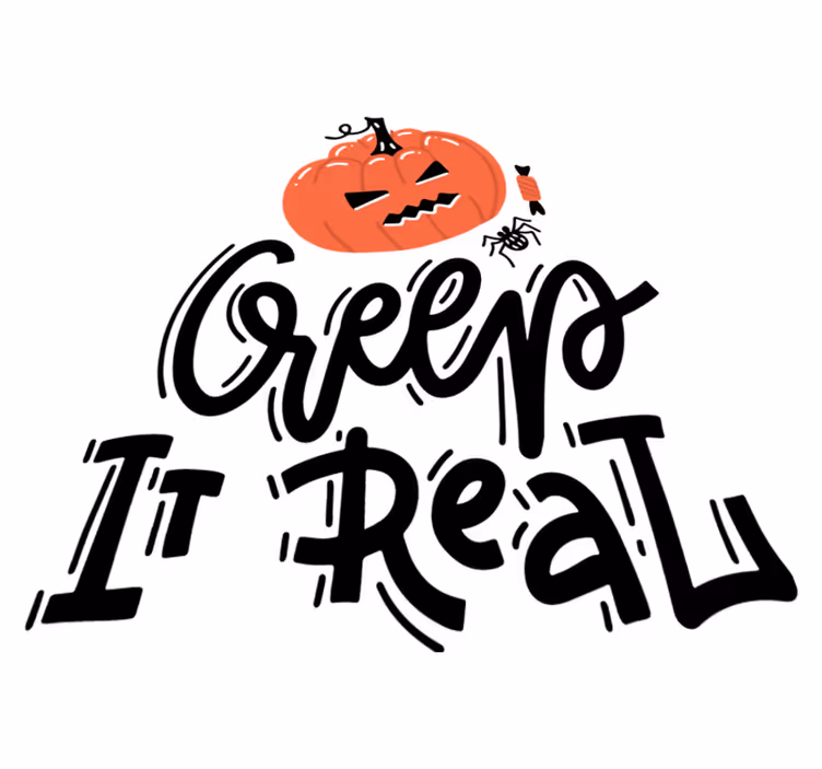 Halloween rugs creepy pumpkin design - TenStickers