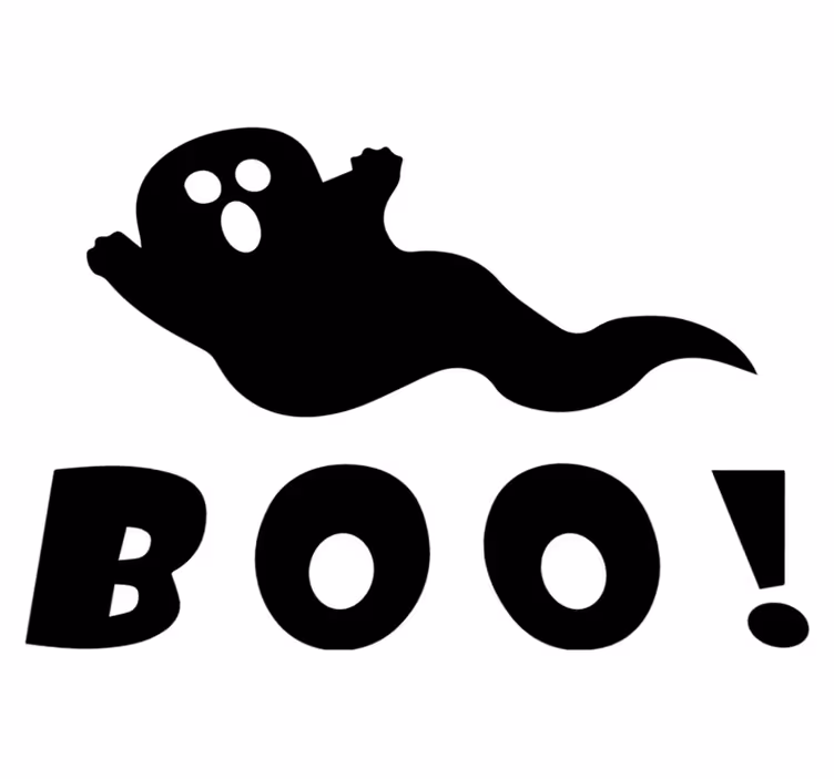 Halloween rugs ghostly boo display - TenStickers