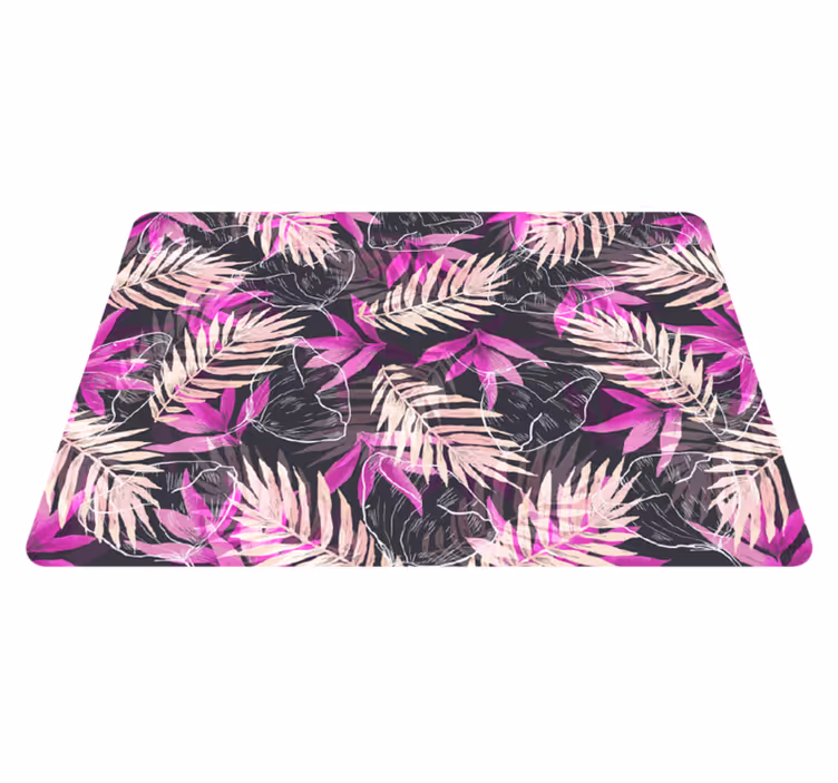 Floral rug with exotic flowers design - TenStickers