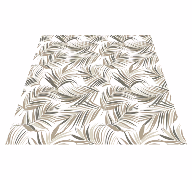 Lush mysterious nature floral rug - TenStickers