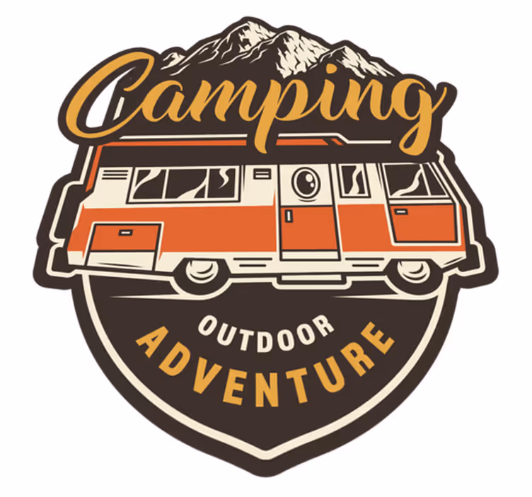 Floral rug for motorhome camping adventure - TenStickers