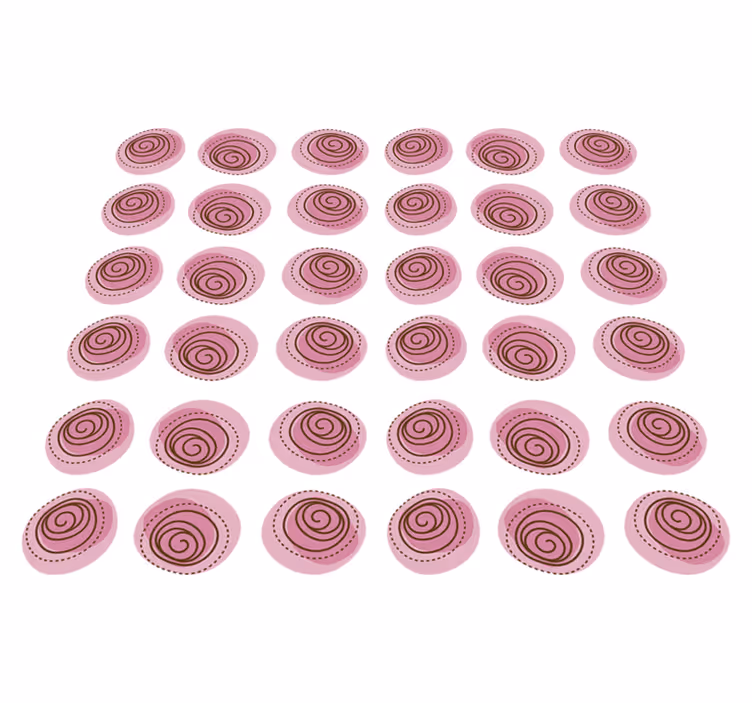 Floral rug with pink floral design - TenStickers