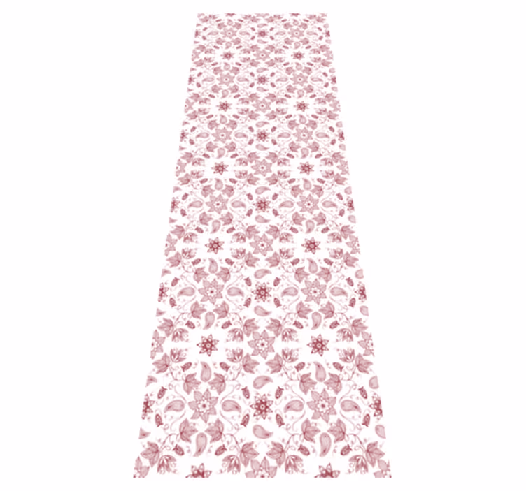 Floral rug floral pattern mat - TenStickers