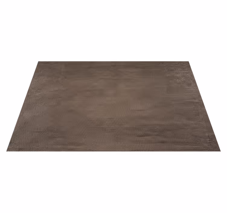 Brown rug with solid dark woven texture - TenStickers