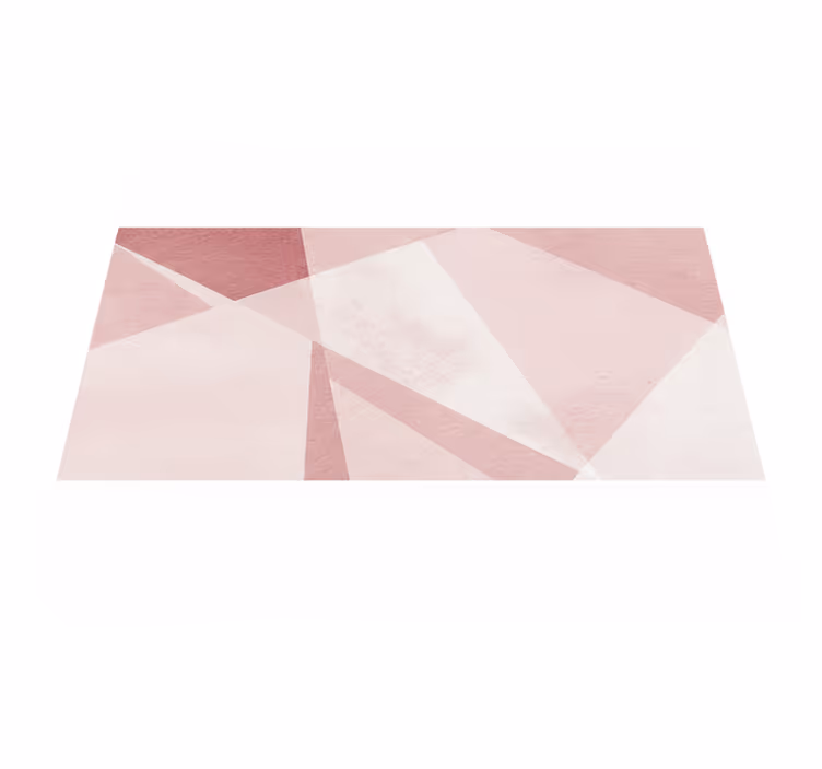 Geometric rug teal pastel geometric overlays - TenStickers