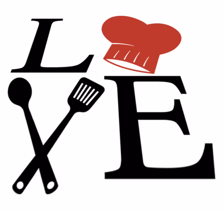 Kitchen vinyl mat chef's passion - TenStickers