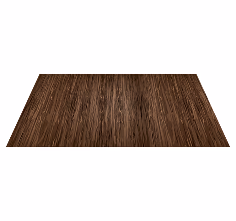 Dining room rug with dark wood finish - TenStickers