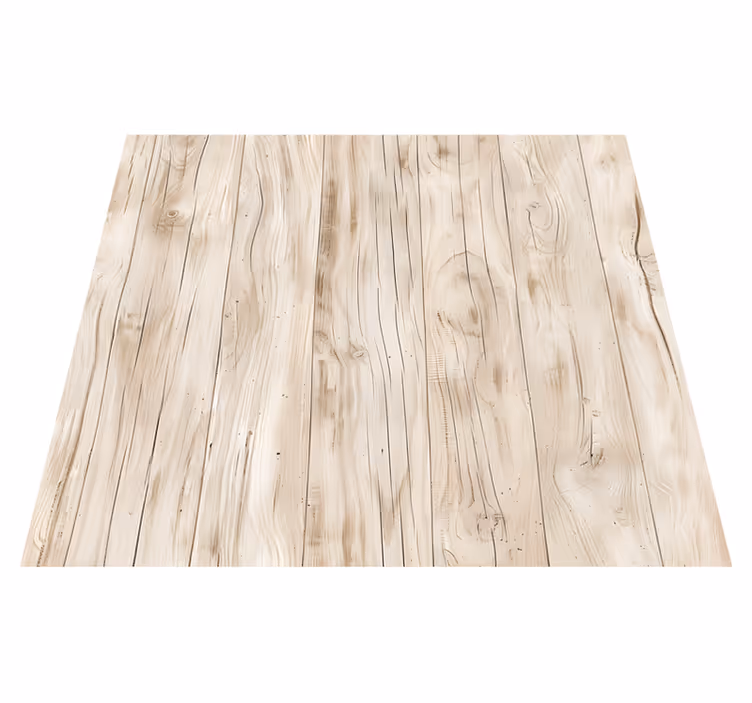 Dining room rug in light wood for table - TenStickers