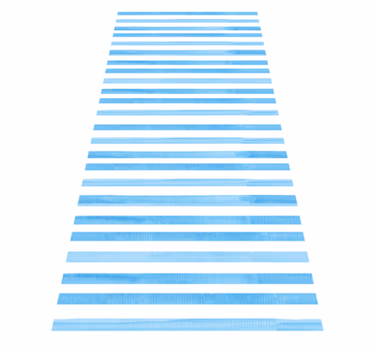 Kitchen vinyl mat in blue textured check - TenStickers