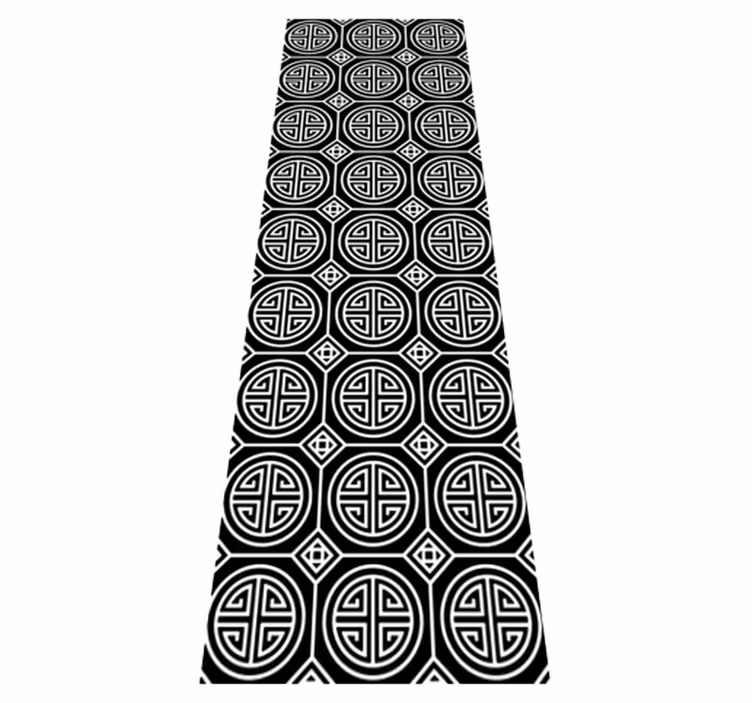 Bathroom mat japanese minimalism - TenStickers