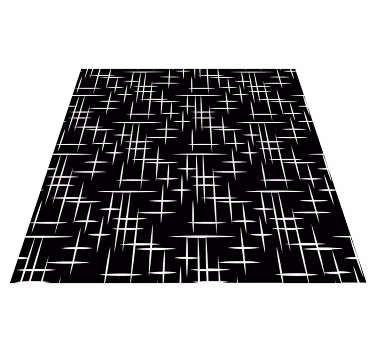 Modern lines bathroom mat - TenStickers