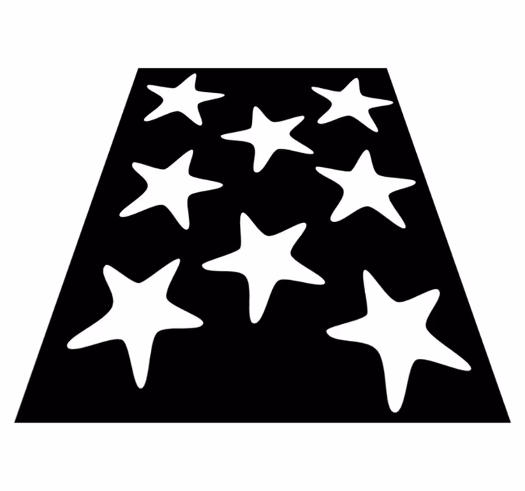 Bathroom mat starfish design - TenStickers