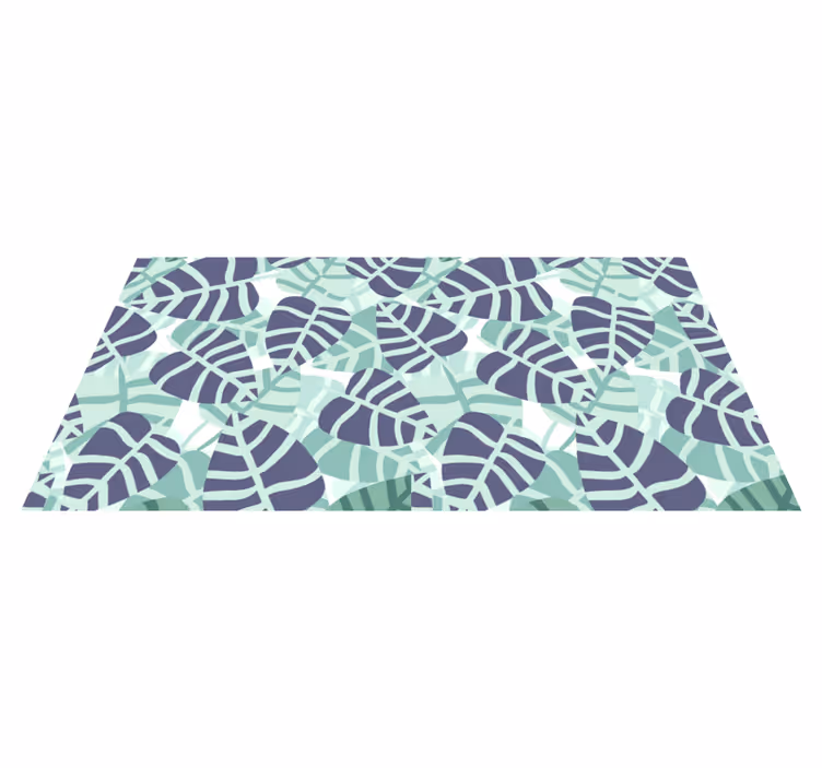 Floral rug with vibrant tropical flower design - TenStickers
