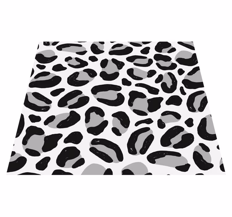Animal print rug leopard fur design - TenStickers