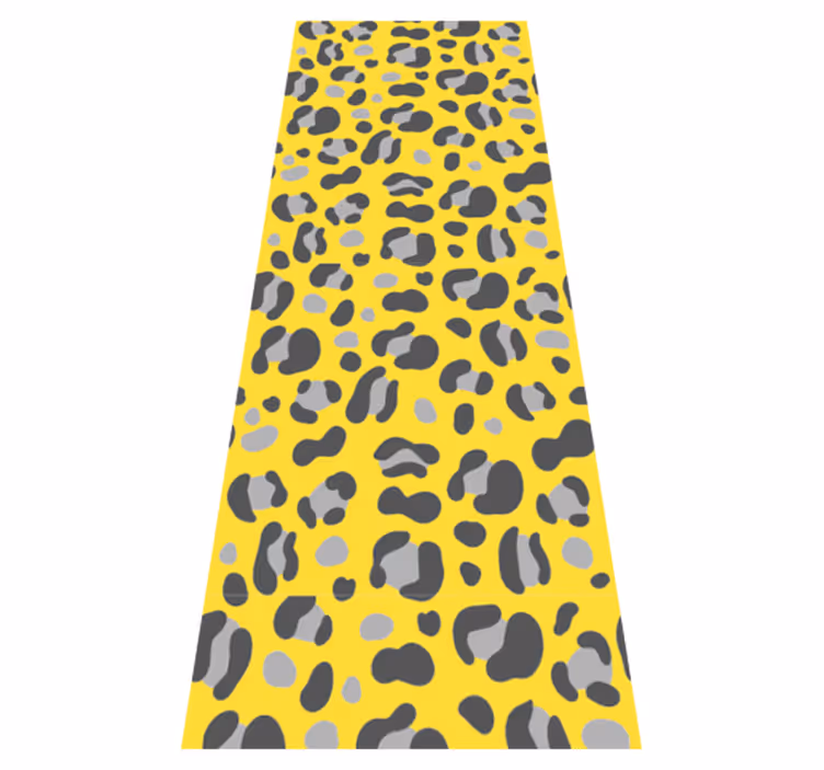 Animal print rug in pantone leopard design - TenStickers
