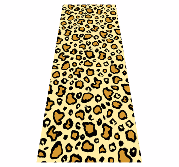 Animal print rug in classic leopard pattern - TenStickers