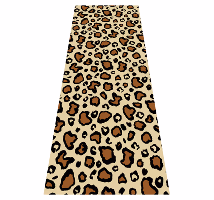 Animal print rug classic leopard design - TenStickers