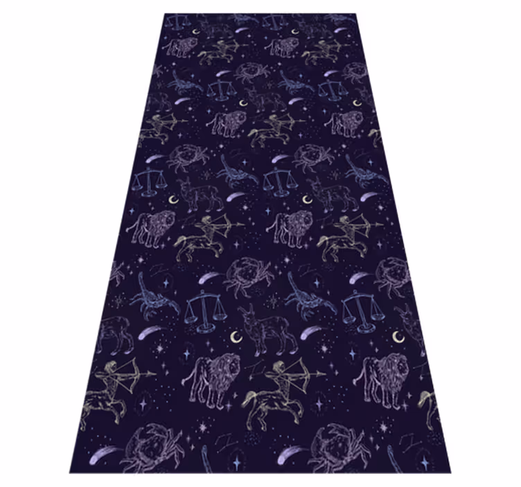 Star rug with constellation design - TenStickers