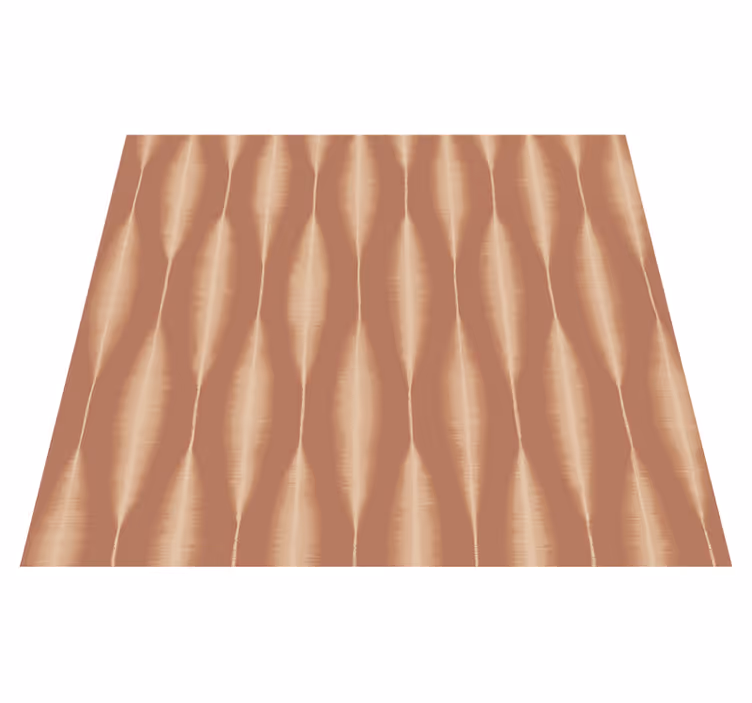 Geometric rug ikat kasuri mocha mousse - TenStickers