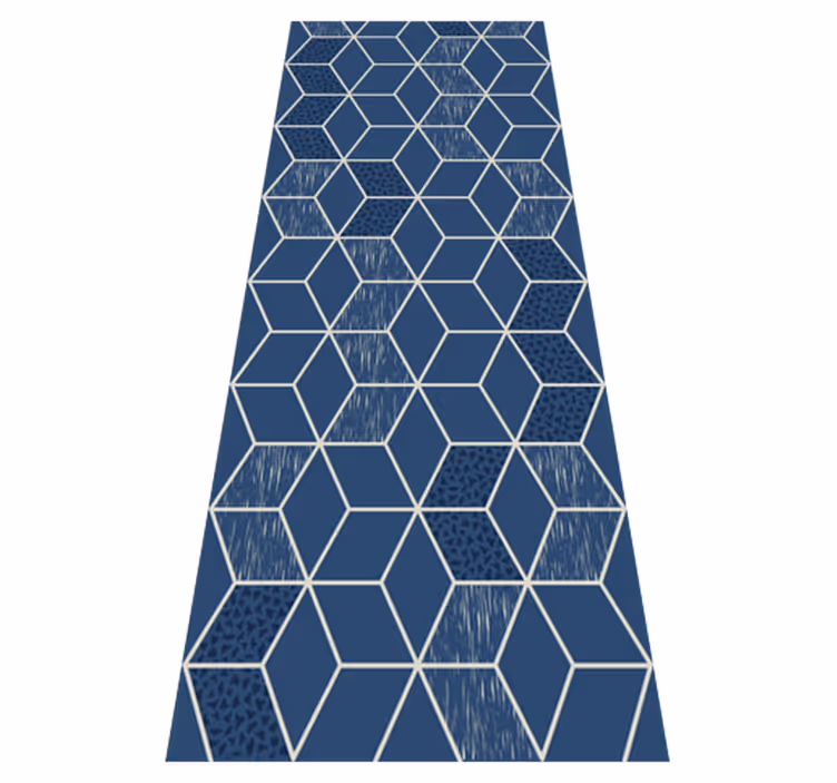 Distressed vittoria geometric rug - TenStickers