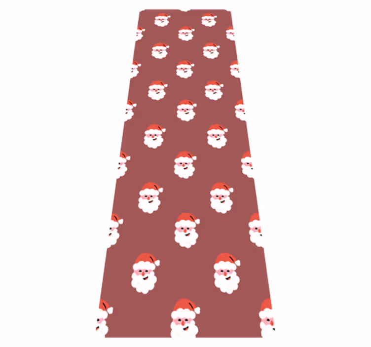 Christmas rug santa claus red design - TenStickers