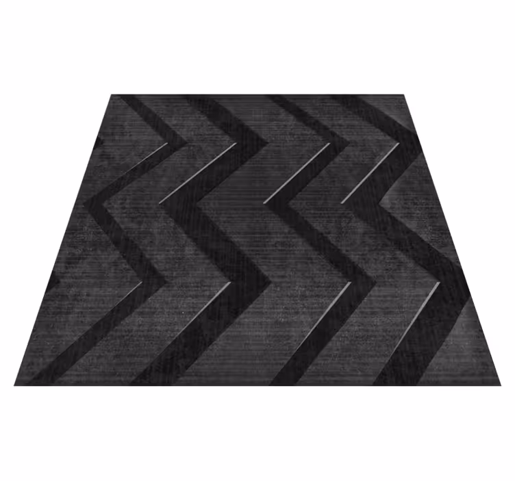 Bedroom carpet with black steel stripes - TenStickers