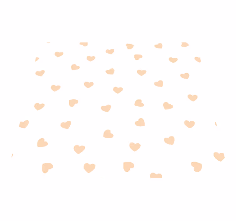 Bedroom carpet tiny hearts - TenStickers