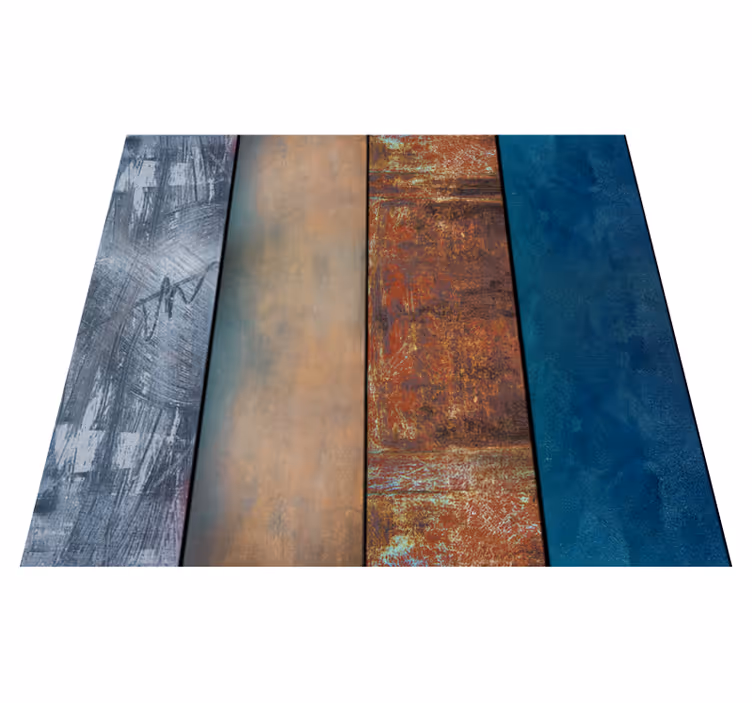 Bedroom carpet with abstract textured design - TenStickers