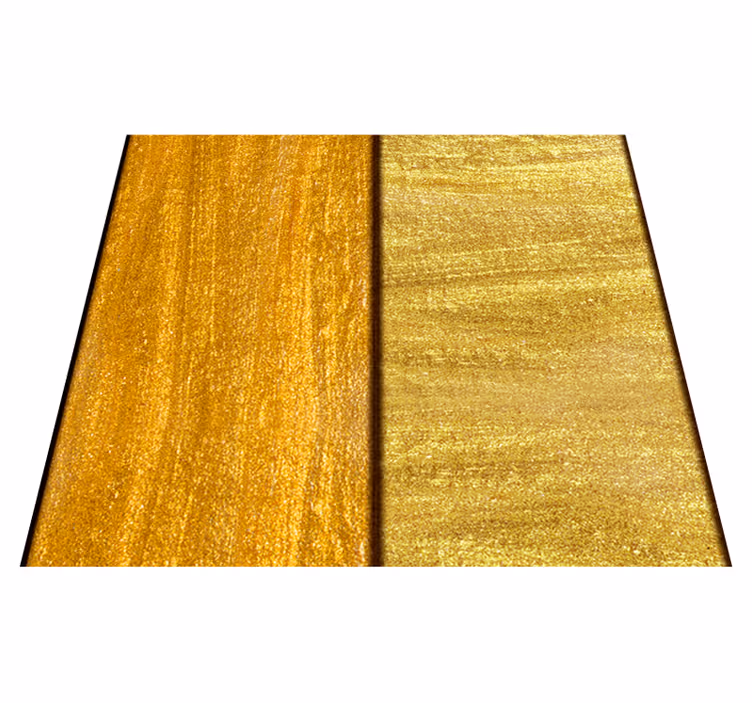 Bedroom carpet with golden textured surface - TenStickers