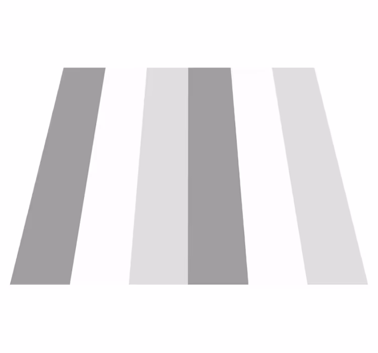 Bedroom carpet classic grey vertical striped - TenStickers