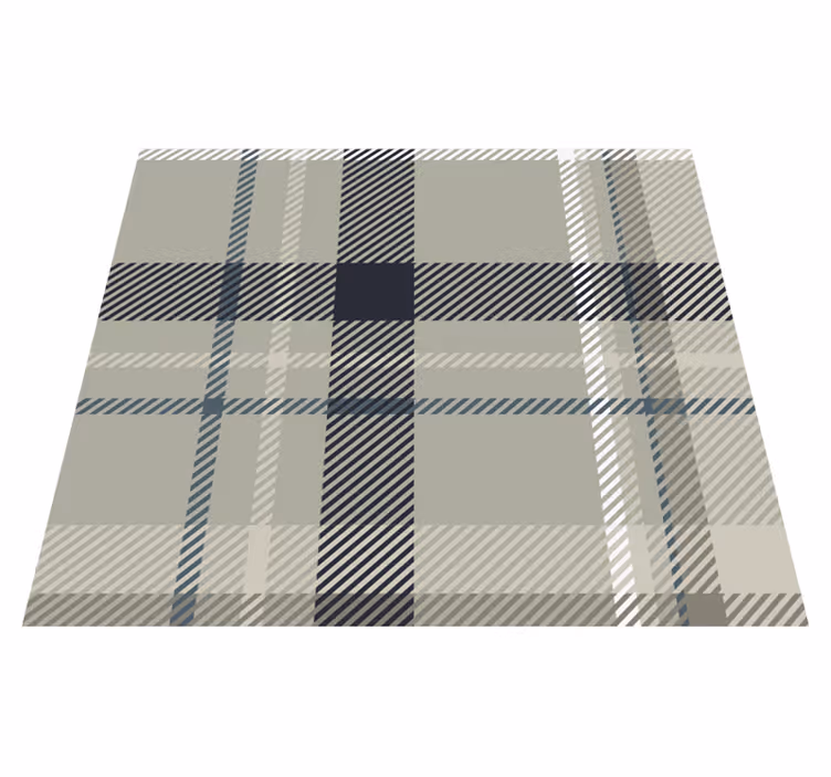 Gray flannel bedroom carpet - TenStickers