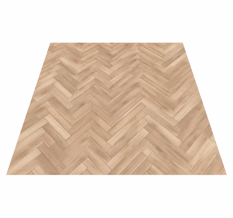 Bedroom carpet in light wood finish - TenStickers