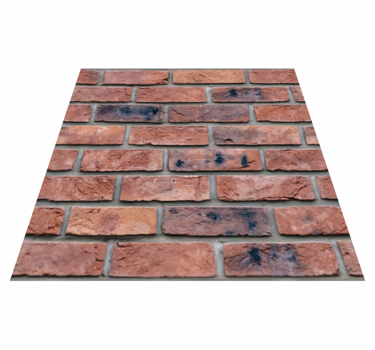 Bedroom carpet uncommon stoned wall design - TenStickers