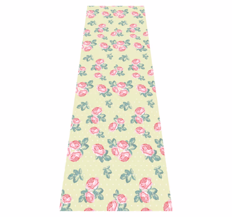 Bedroom carpet in shabby chic with dots pattern - TenStickers
