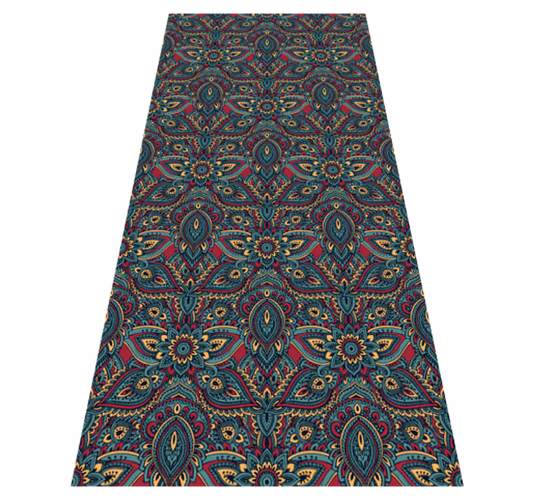 Bedroom carpet with native american design - TenStickers
