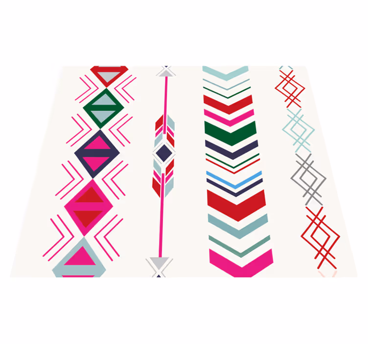 Pastel arrows bedroom carpet - TenStickers