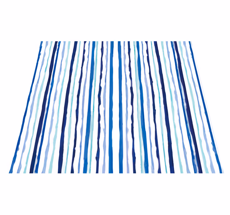 Bedroom carpet with light vertical lines - TenStickers