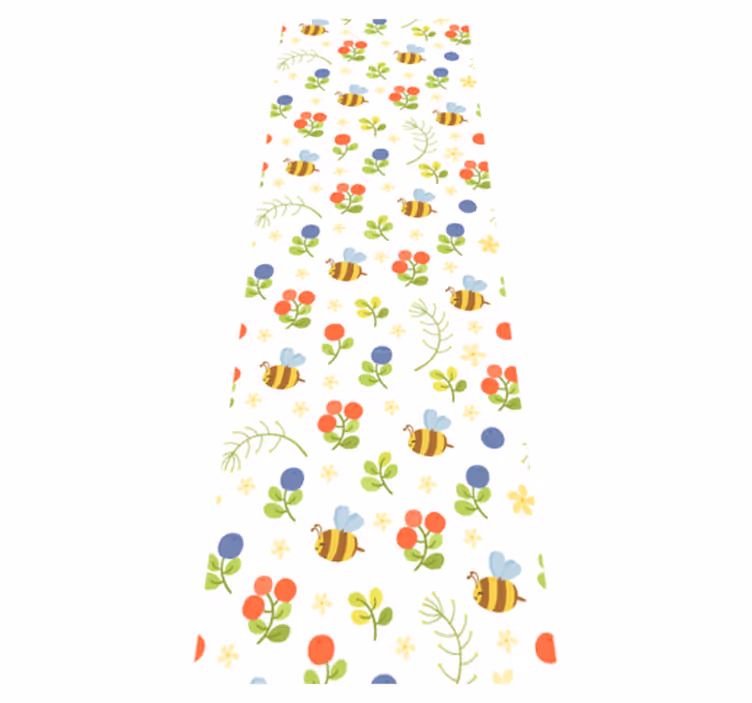 Cute design baby bees bedroom carpet - TenStickers